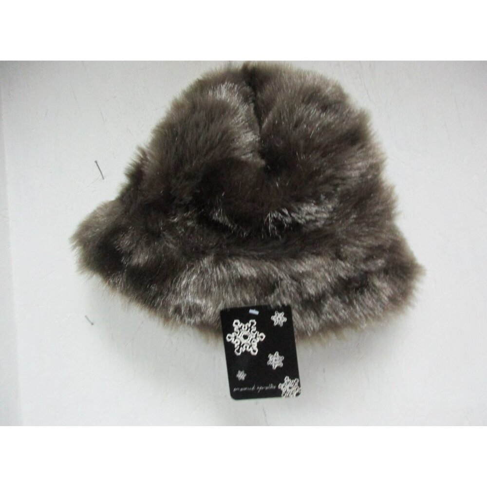 Emanuel Geraldo Ladies Faux Fur Hat Brown One Size New!!! - Picture 1 of 2
